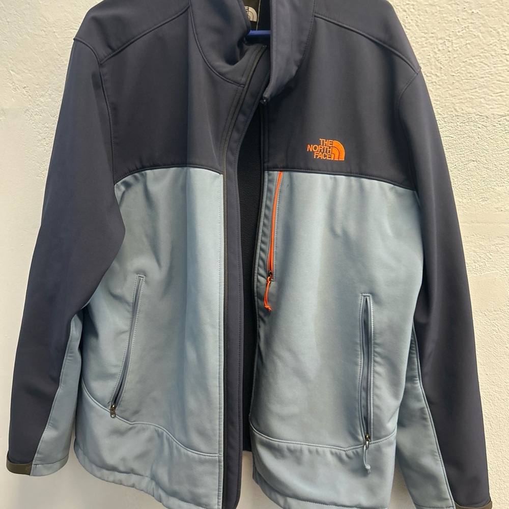 The North Face Men's Two-Tone Jacket - Dark Blue and Light Blue